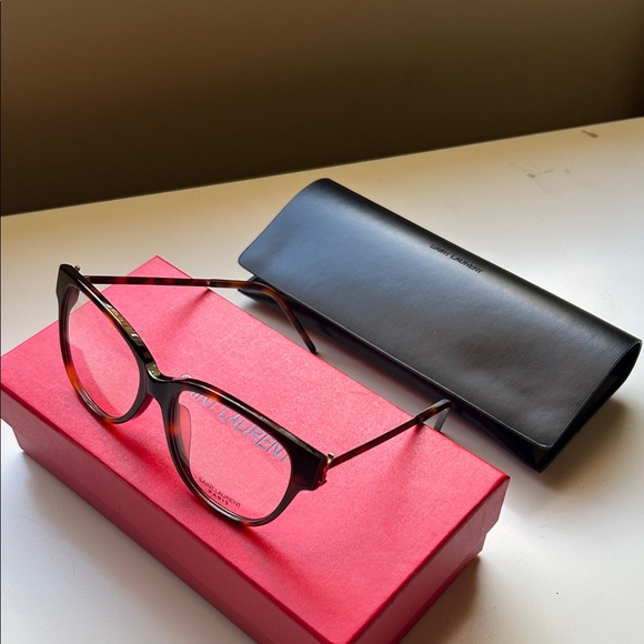 Saint Laurent Tortoise Shell Glasses - Picture 1 of 12